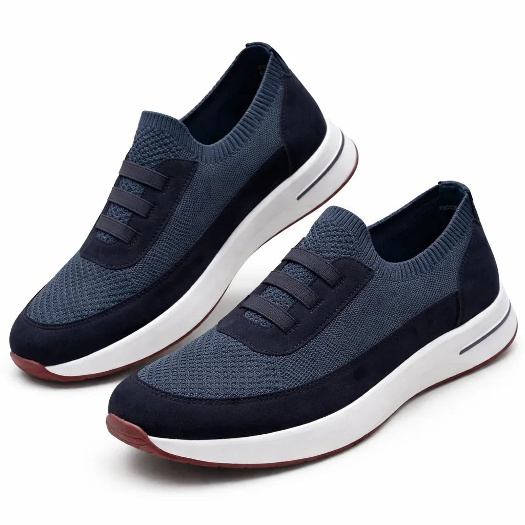 Premium Tünd Göy Nəfəsalan Kişi Krossovkası | Gündəlik Rahat və Şıq Ayaqqabı