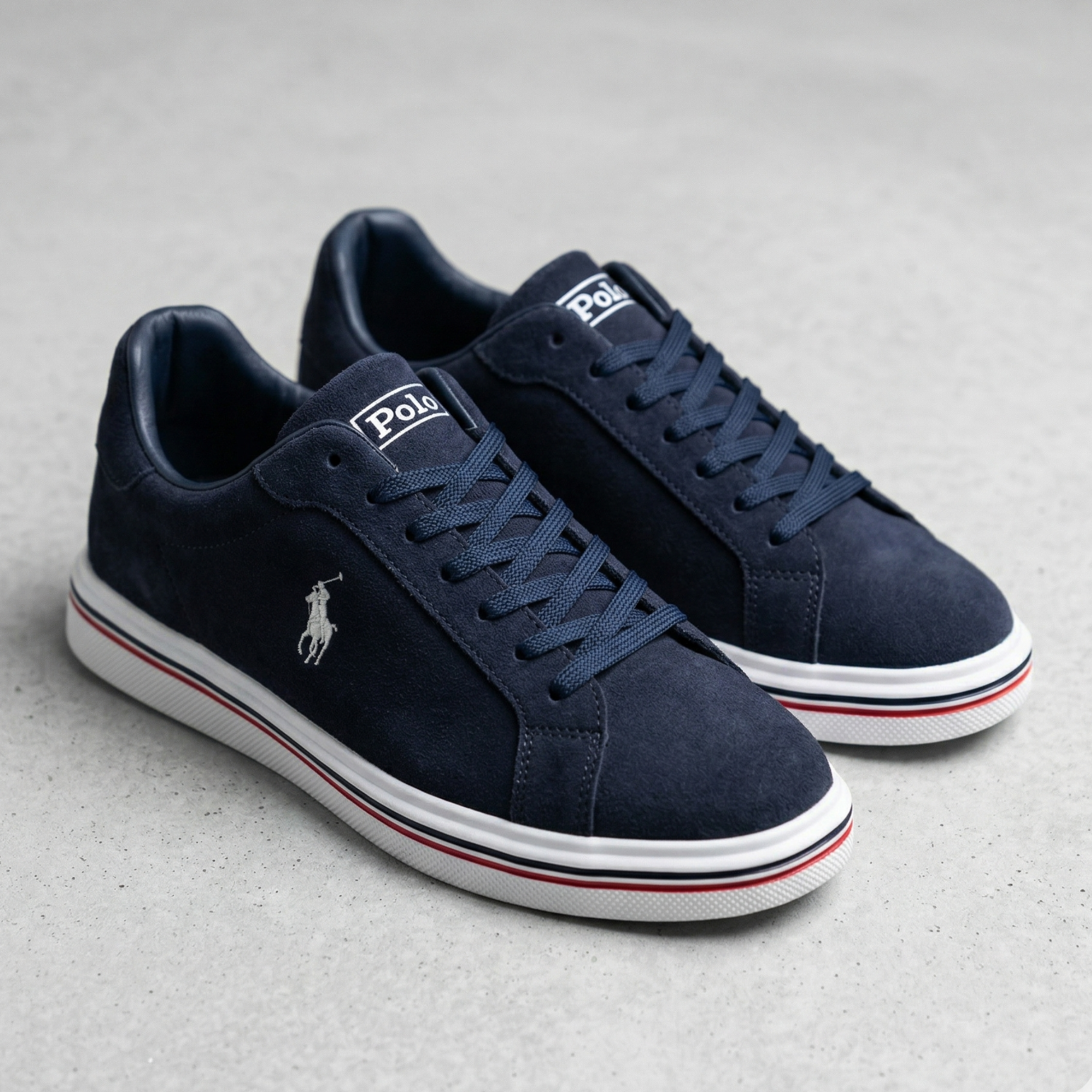 Klassik Tünd Göy Zamşa Kişi Krasovkası