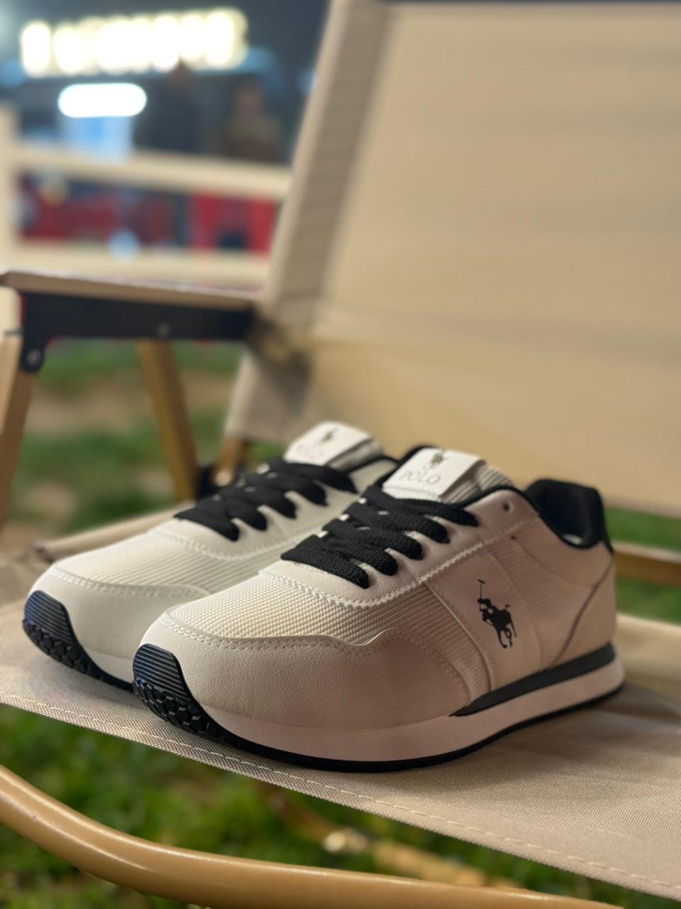 Bej Rəngli Sport Kişi Krasovkası - Zamşa Detallı